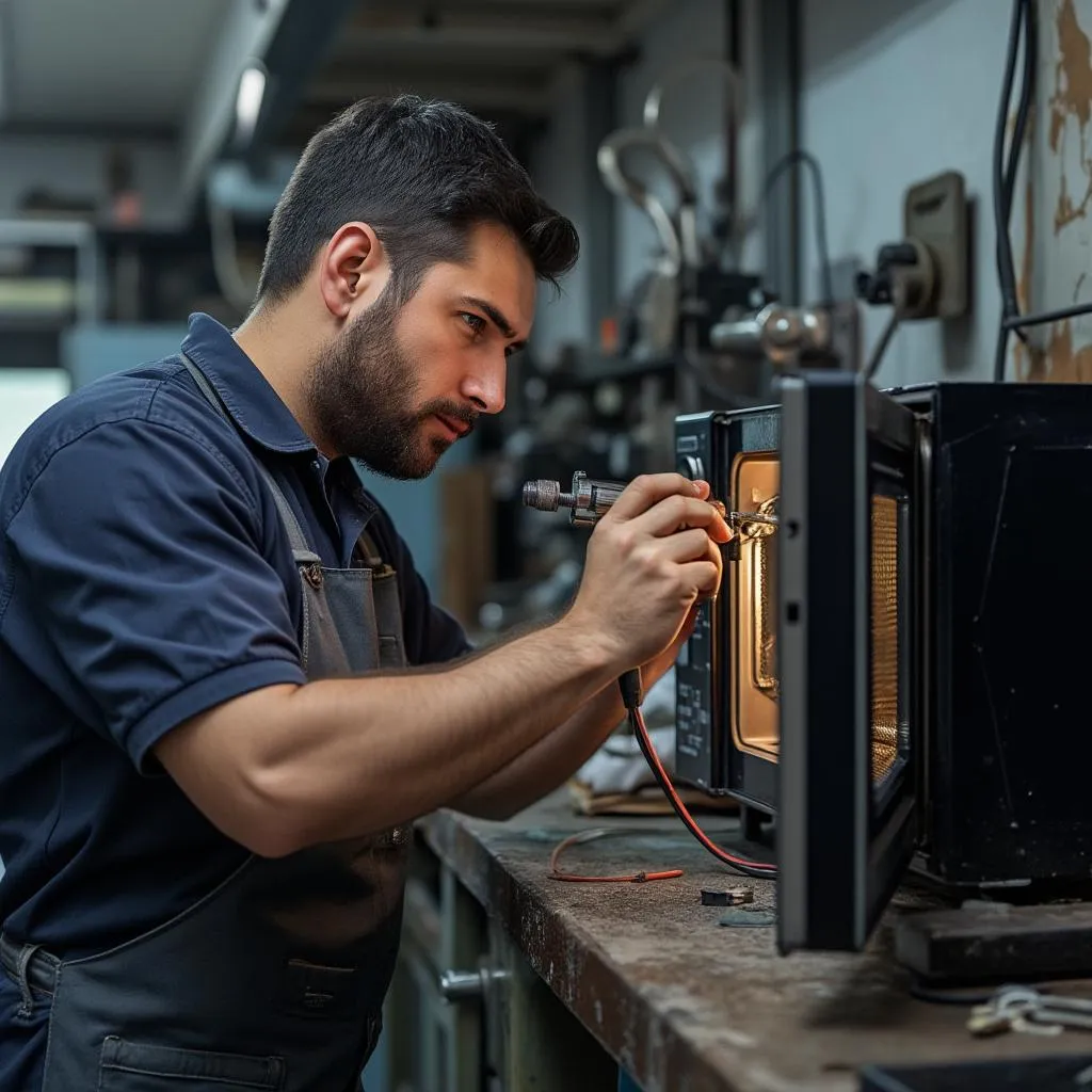 Reparación de microondas